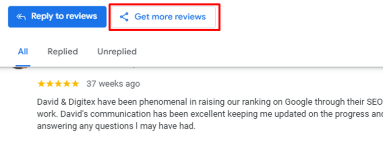 Get more reviews